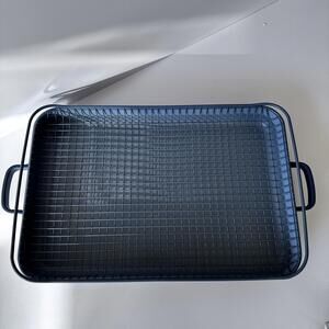 Our Place Oven Pan with Roasting Rack-Deep Blue Non-Stick Roaster NWOT